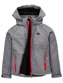 image of Trespass Boys Tommaso Jacket - Grey, Size 11-12 Years