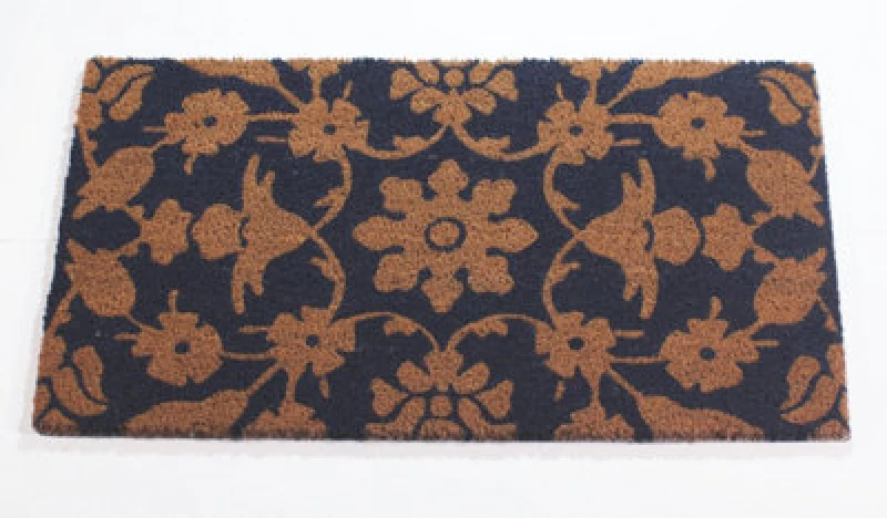 Image of Rhs Jekyll Floral Door Mat Latex Backed 45 X 75Cm