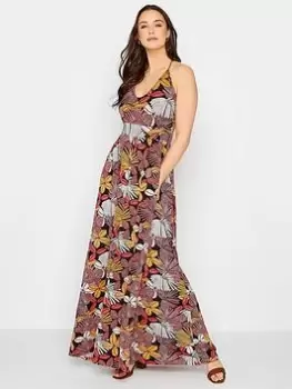 Image of Long Tall Sally Long Tall Sally Spilt Detail Maxi Dress, Orange, Size 12, Women