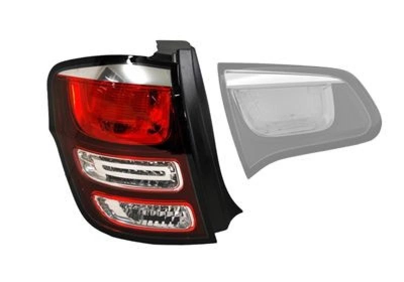 Image of VAN WEZEL 0934921 Rear light Outer section, with bulb holder, Left, LED Combination Rearlight (391)