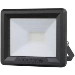 Image of Luceco Eco FloodLight IP65 Bk 4000Lm 50W 4000K - Black