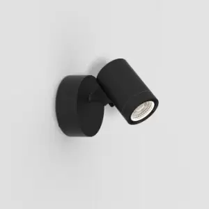 Image of Bayville Single Spot LED Outdoor Spotlight Textured Black IP65