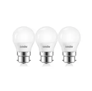 Image of 6W LED Golf Ball Bulb B22 Daylight 6500K (pack of 3)
