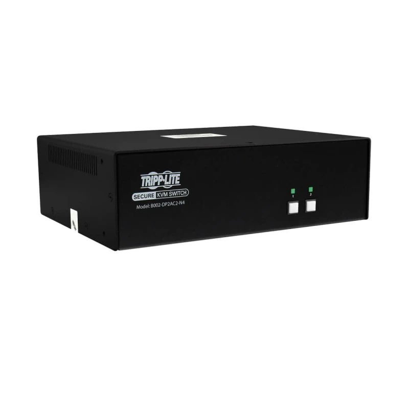 Image of Tripp Lite B002-DP2AC2-N4 Secure KVM Switch. 2-Port. Dual Head. Displa