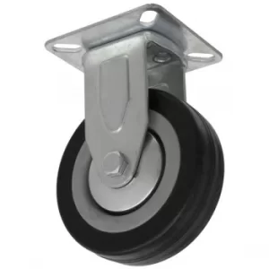 Image of Sealey SCW175FP Castor Wheel Fixed Plate Ø75mm