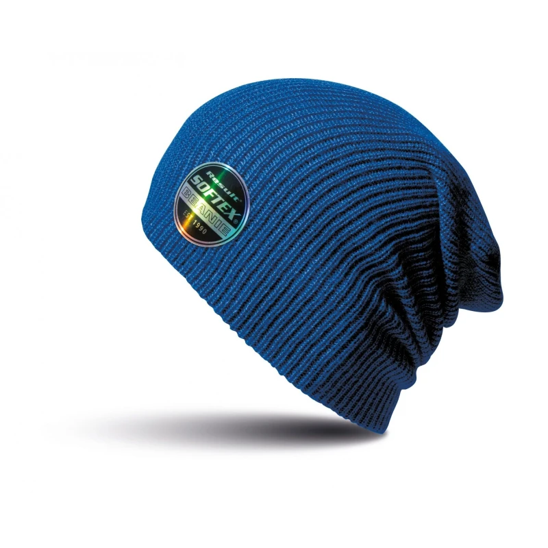Image of Result Result Men Winter Essentials Core Softex Beanie Hat in Dark Blue Dark Blue One Size Male 5057080699599