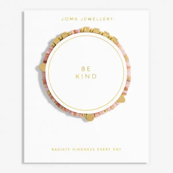 Image of Happy Little Moments Be Kind Gold Plated 17.5cm Bracelet 7080