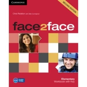 Image of Face2face Elementary Workbook with Key Elementary by Chris Redston 2012 Book