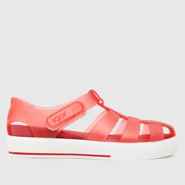 Image of Igor red star Junior sandals Red UK 11 (EU 29)
