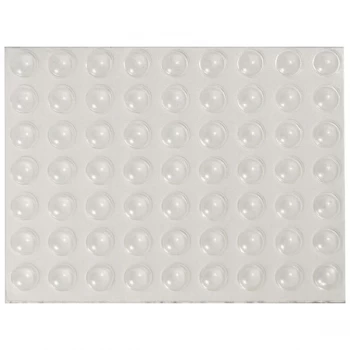 Image of Toolcraft 2008C126-C Transparent Rubber Foot Ø 7.9mm - 126 Pack