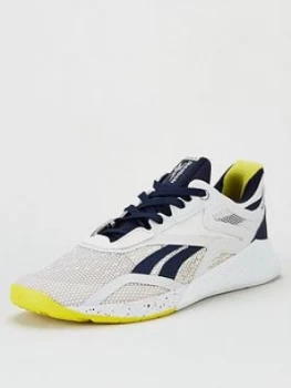 image of Reebok Nano X - Grey/Navy, Size 4, Women