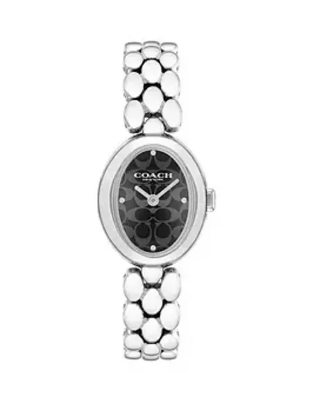 image of Coach 14504420 Womens Sammy (22mm) Black Logo Dial / Watch