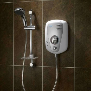 Image of Triton T100xr Electric Shower 9.5kW White & Chrome