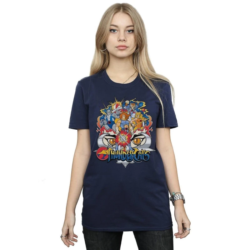 Image of Thundercats Group Shot T-Shirt Navy male