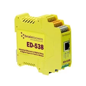 image of Brainboxes ED-538 electrical relay Yellow