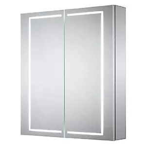 image of Wickes Adelaide Diffused LED Single Door Bathroom Mirror Cabinet