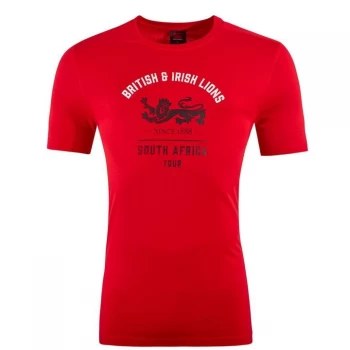 Image of Canterbury British and Irish Lions Graphic T Shirt Mens - Red