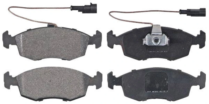 Image of A.B.S. 37122 Brake pad set with integrated wear sensor Brake Pad Set,disc brake (402)