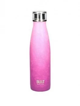 Image of Built Hydration Double Walled Stainless Steel Water Bottle ; Pink And Purple Ombre