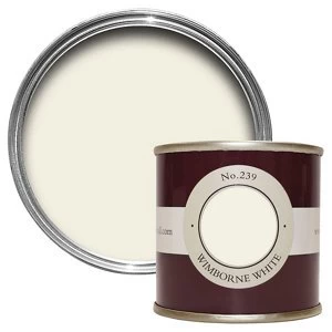 Image of Farrow & Ball Estate Wimborne white No. 239 Emulsion Paint 100ml Tester pot