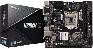 Image of ASRock H310CM HDV Intel Socket LGA1151 H4 Motherboard
