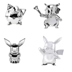 Image of Pok&eacute;mon 25th anniversary Select Battle Mini figures Silver Version Set B 7cm Assortment (6)