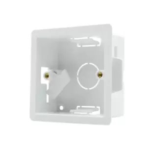 Image of Click Scolmore Essentials 1 Gang 47MM Deep Spring Action Fast Fit Dry Lining Box - WA106SF