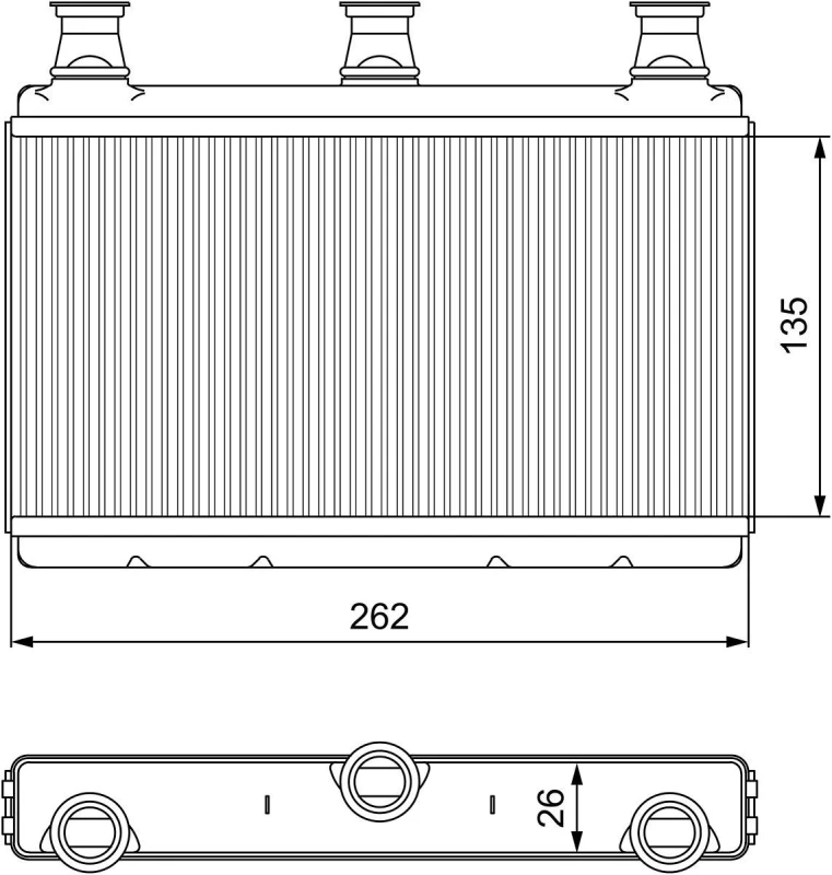 Image of Heater matrix VALEO 811537
