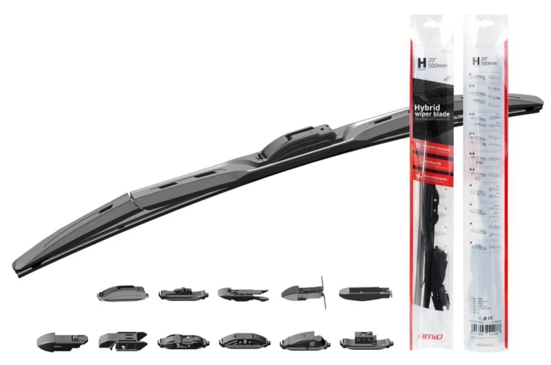 Image of AMiO 02201 Wiper blade Vehicle Windscreen, Hybrid Wiper Blade Wiper Blade (298)
