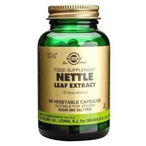 Image of Solgar Nettle Leaf Extract Vegetable Capsules 60 Veg Caps