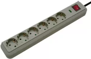 Image of Brennenstuhl 1159750015 surge protector 6 AC outlet(s) Grey 1.5 m