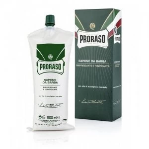 image of Proraso Green Shaving Cream Tube 500ml