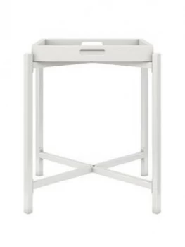 image of Cosmoliving Coco Lamp Tray Table- White