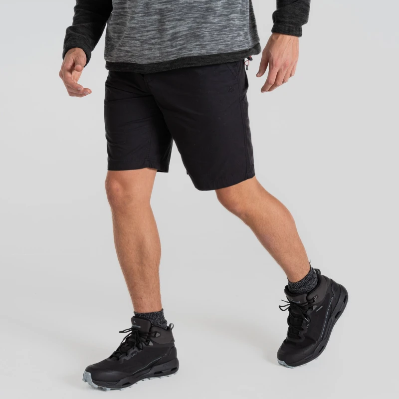 Image of Craghoppers Mens Brisk Walking Shorts 38 - Waist 38' (97cm) Black CMJ656-800-38
