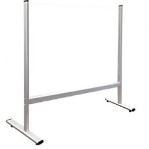 Image of Franken Counter and Desk Sneeze Guard Tempered Glass Transparent 40 x 65 cm