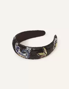 image of Accessorize Womens Embellished Paisley Headband