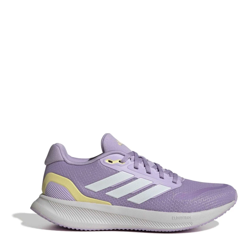 Image of adidas Runfalcon 5 Womens Running Shoes Plum/Wte/Onge female 4 (36.7)
