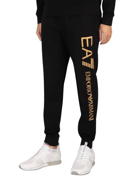 Image of EA7 Logo Joggers Black XL