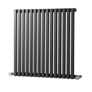 Image of Towelrads Oxfordshire Gun Metal Horizontal Towel Rail 600mm x 990mm - 150322
