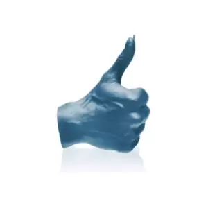 Image of Hand OK Thumbs Up Candle – Dark Blue
