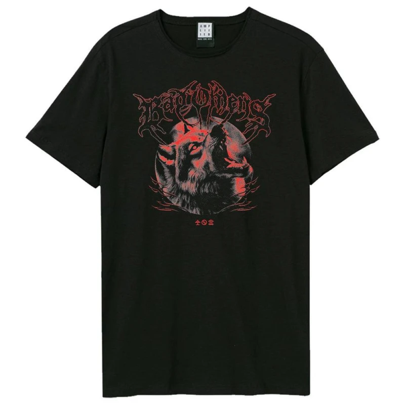 Image of Amplified Mens Wolf Bad O T-Shirt in Black Size: XS Black Male XS
