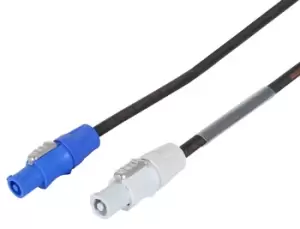 Image of Powercon to Powercon 1.5mm Titanex Rubber Cable - 5m