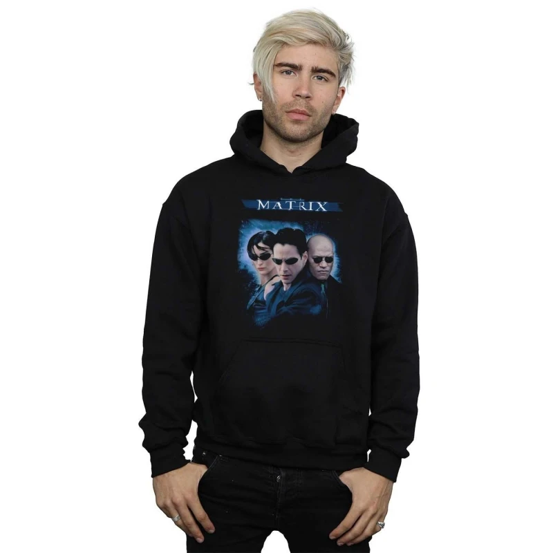 Image of The Matrix The Matrix Men Code Group Hoodie in Black Size: Small Black S Male 5059934095878