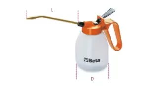 Image of Beta Tools 1752 Pressure Oil Can (Plastic) Rigid Spout 700cc 017520007