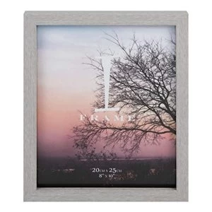 image of 8" x 10" - iFrame Plastic Grey Photo Frame