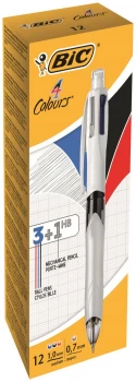 image of Original Bic 4 Colour Ballpoint Pen and Mechanical Pencil