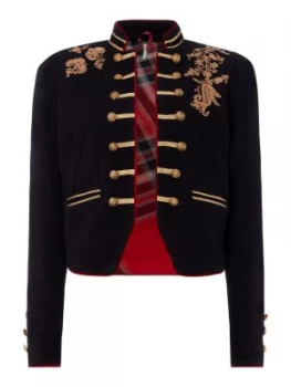 Image of Free People Lauren Band Jacket With Embellishment Black