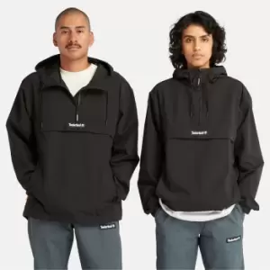Image of Timberland All Gender Half-zip Windbreaker Jacket In Black Product gender genderless, Size L