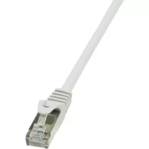 image of LogiLink CP1082D RJ45 Network cable, patch cable CAT 5e SF/UTP 7.50 m Grey