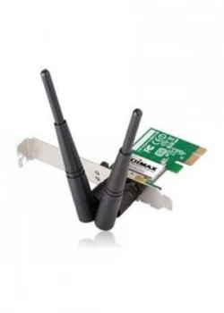 image of Edimax EW-7612PIN 300Mbps Wireless WiFi 802.11b/g/n PCI-E Adapter with 3dBi High-Gain Detachable Antennas